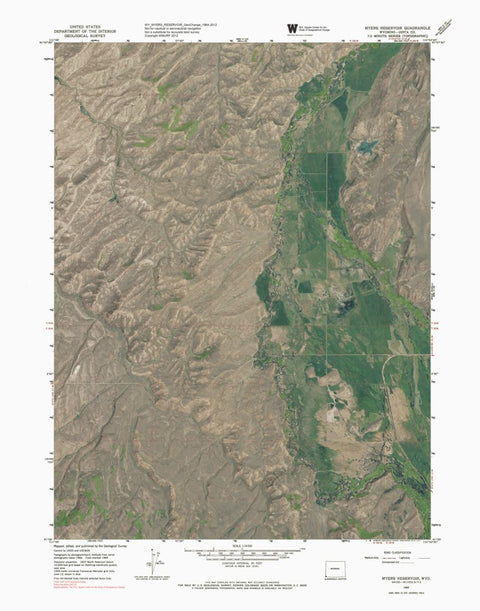 WY-MYERS RESERVOIR: GeoChange 1964-2012 Preview 1