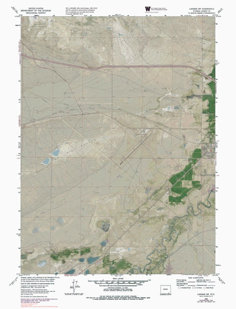 WY-LARAMIE SW: GeoChange 1961-2012 Preview 1