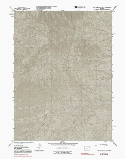 WY-BUTCHER KNIFE DRAW: GeoChange 1963-2012 Preview 1