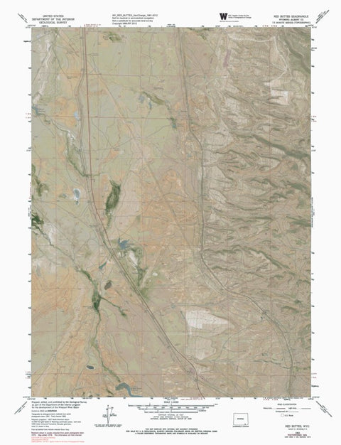 WY-RED BUTTES: GeoChange 1961-2012 Preview 1