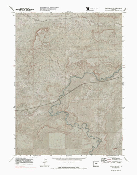 WY-CHURCH BUTTE: GeoChange 1968-2012 Preview 1