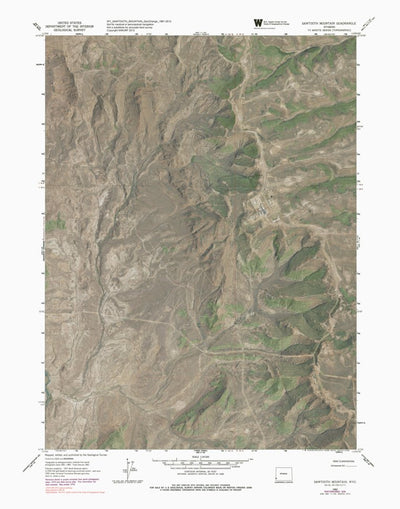 WY-SAWTOOTH MOUNTAIN: GeoChange 1961-2012 Preview 1