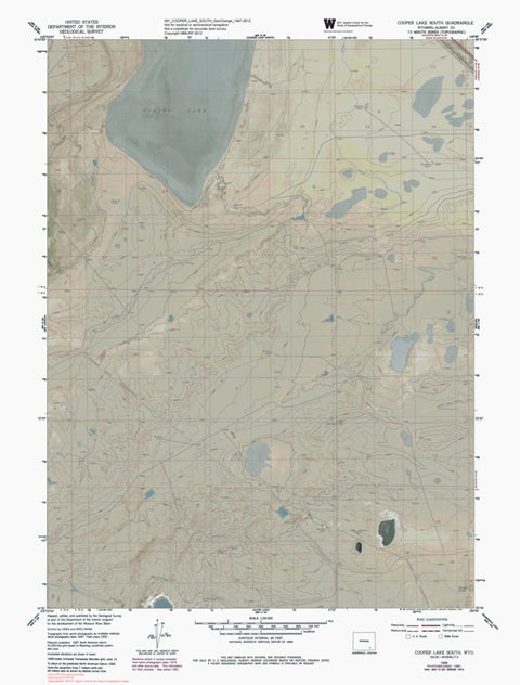 WY-COOPER LAKE SOUTH: GeoChange 1947-2012 Preview 1