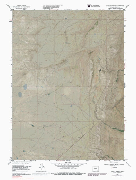 WY-SYBILLE SPRINGS: GeoChange 1947-2012 Preview 1
