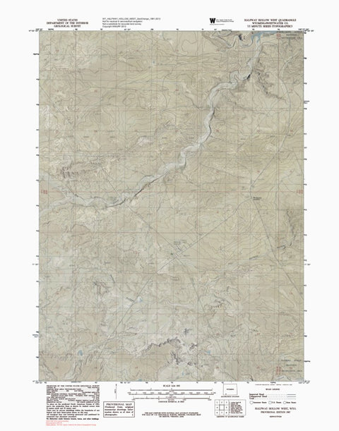 WY-HALFWAY HOLLOW WEST: GeoChange 1981-2012 Preview 1