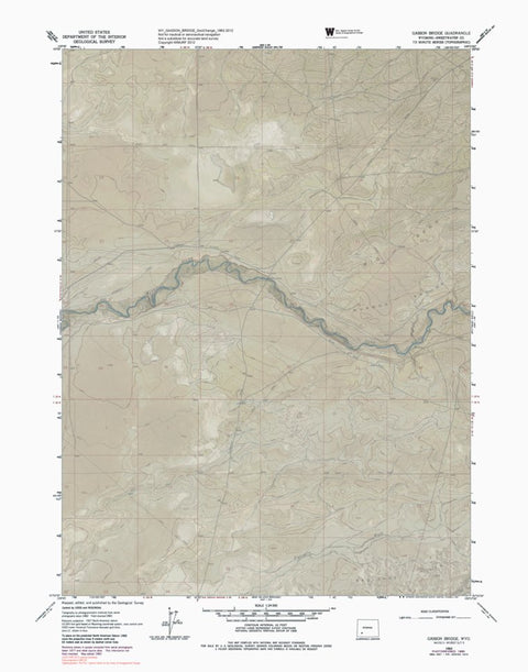 WY-GASSON BRIDGE: GeoChange 1962-2012 Preview 1