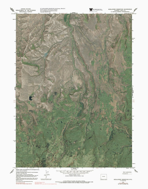 WY-MOSLANDER RESERVOIR: GeoChange 1964-2012 Preview 1
