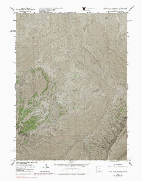 WY-SOAP HOLES RESERVOIR: GeoChange 1963-2012 Preview 1