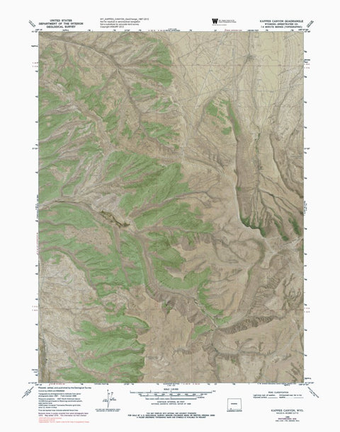 WY-KAPPES CANYON: GeoChange 1967-2012 Preview 1