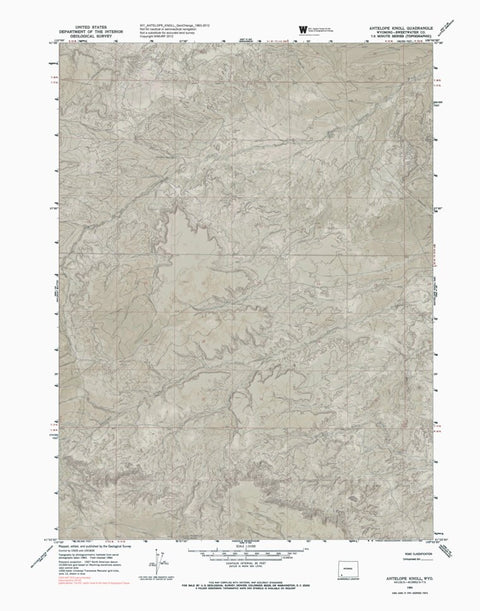 WY-ANTELOPE KNOLL: GeoChange 1963-2012 Preview 1