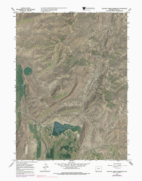 WY-SULPHUR CREEK RESERVOIR: GeoChange 1964-2012 Preview 1
