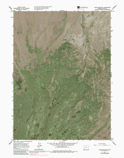 WY-TABLE MOUNTAIN: GeoChange 1963-2012 Preview 1