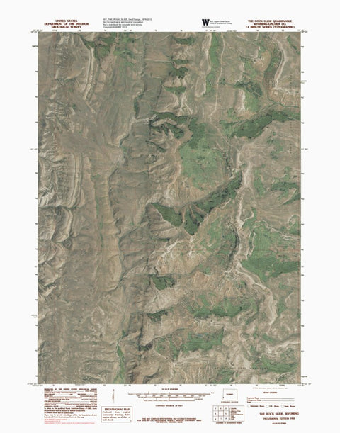 WY-THE ROCK SLIDE: GeoChange 1978-2012 Preview 1