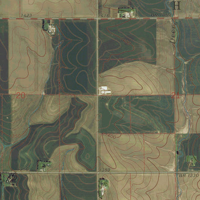 IA-KINGSLEY NW: GeoChange 1968-2013 Preview 2
