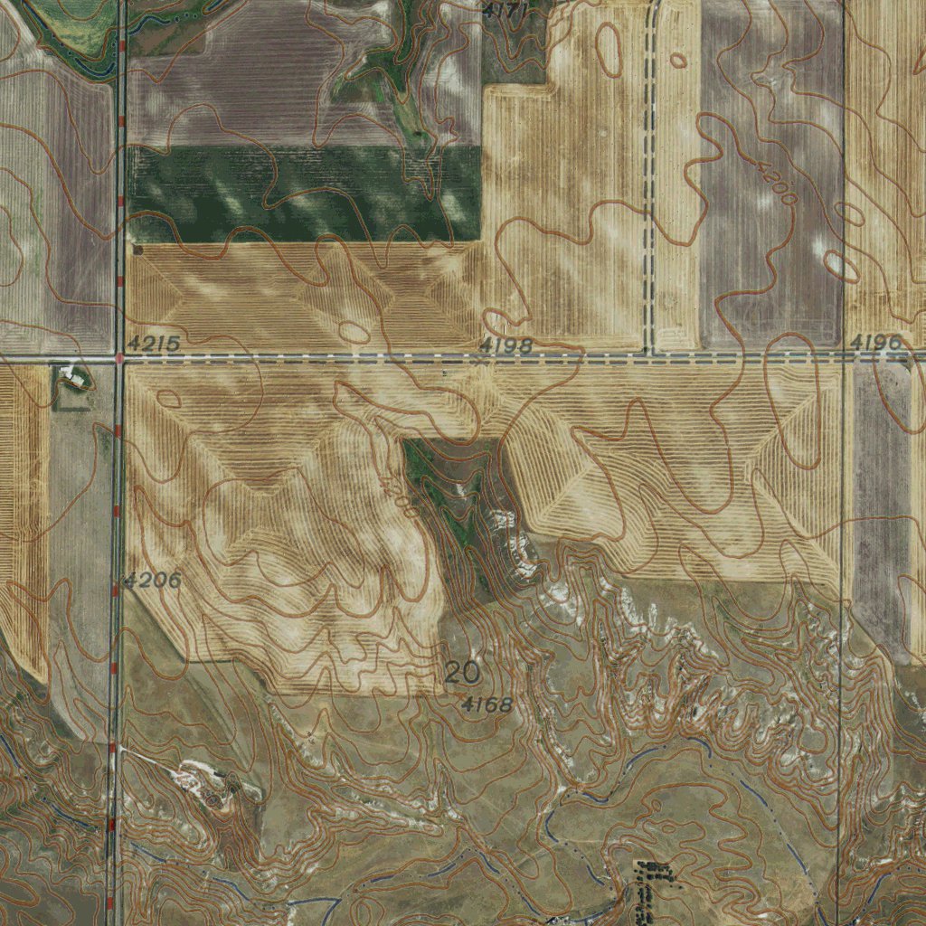 NE-BOX BUTTE RESERVOIR EAST: GeoChange 1946-2014 Map by Western ...