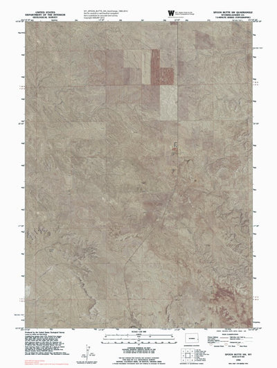 WY-SPOON BUTTE SW: GeoChange 1990-2014 Preview 1