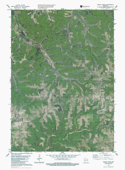 WI-MIDDLE RIDGE: GeoChange 1950-2013 Preview 1