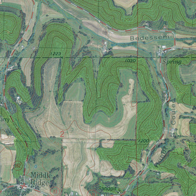 WI-MIDDLE RIDGE: GeoChange 1950-2013 Preview 2