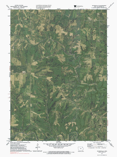 IA-WATERVILLE: GeoChange 1971-2013 Preview 1