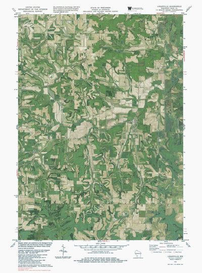 WI-LOGANVILLE: GeoChange 1947-2013 Preview 1