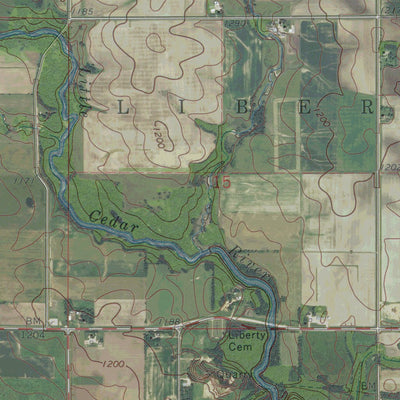IA-LITTLE CEDAR: GeoChange 1972-2013 Preview 3