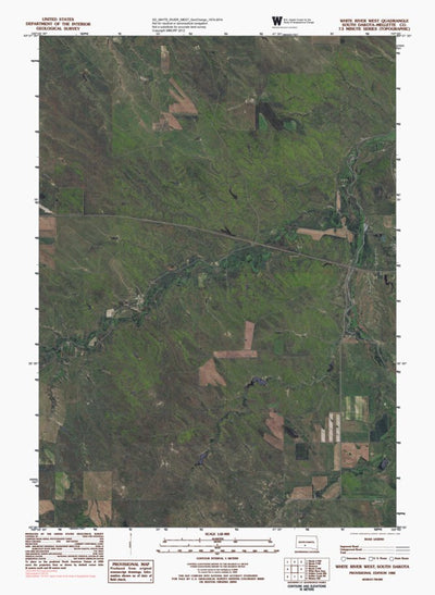 SD-WHITE RIVER WEST: GeoChange 1974-2014 Preview 1
