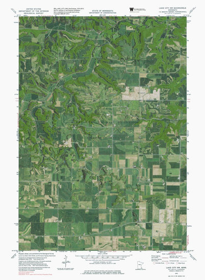 MN-LAKE CITY NW: GeoChange 1974-2013 Preview 1