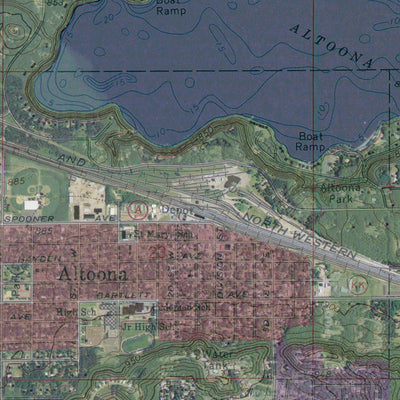 WI-EAU CLAIRE EAST: GeoChange 1972-2013 Preview 2