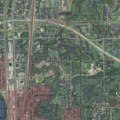 WI-EAU CLAIRE EAST: GeoChange 1972-2013 Preview 3