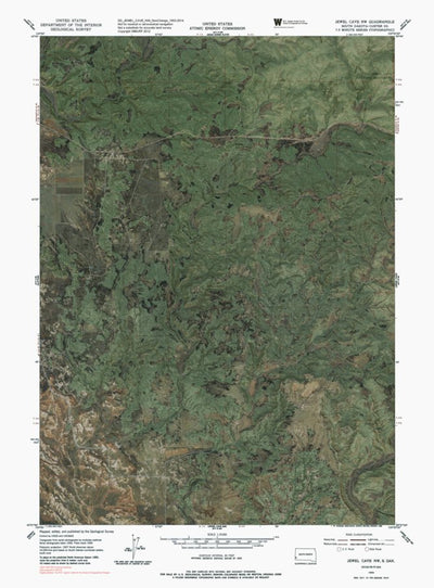 SD-JEWEL CAVE NW: GeoChange 1953-2014 Preview 1