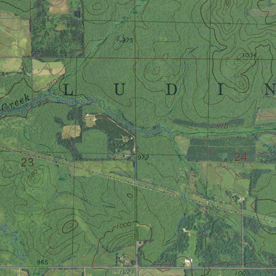 WI-LAKE EAU CLAIRE WEST: GeoChange 1976-2013 Preview 2