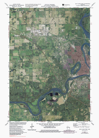 WI-EAU CLAIRE WEST: GeoChange 1972-2013 Preview 1