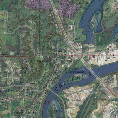 WI-EAU CLAIRE WEST: GeoChange 1972-2013 Preview 3