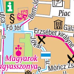 Keszthely city map, várostérkép Preview 2