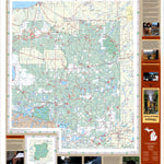 Ottawa NF Forest Visitor Map - East Preview 1
