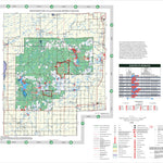 Chequamegon-Nicolet NF Forest Visitor Map - Medford/Park Falls RD South Preview 1