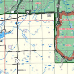 Chequamegon-Nicolet NF Forest Visitor Map - Medford/Park Falls RD North Preview 2