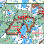 Chequamegon-Nicolet NF Forest Visitor Map - Medford/Park Falls RD North Preview 3