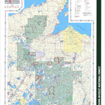Chequamegon-Nicolet NF Forest Visitor Map - Washburn and Great Divide Ranger District Preview 1