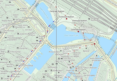 Amsterdam Tourist Street Map Preview 1