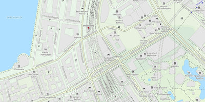 Copenhagen Area Tourist Street Map Preview 1