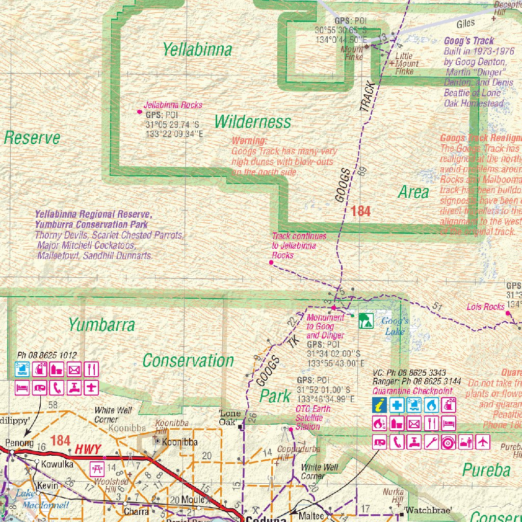 Hema - Great Desert Tracks South Central Map by Hema Maps | Avenza Maps