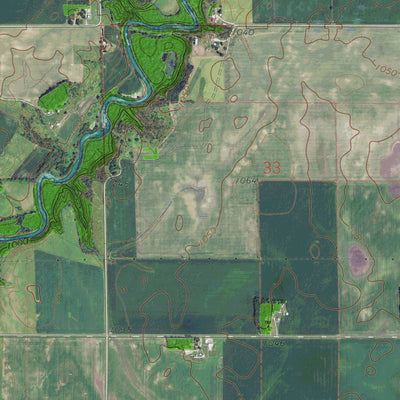 MN-MINNESOTA FALLS: GeoChange 1964-2013 Preview 2