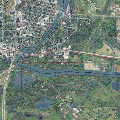 MN-GRANITE FALLS: GeoChange 1964-2013 Preview 3