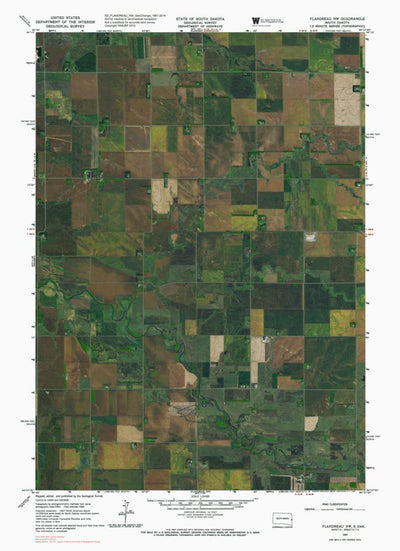 SD-FLANDREAU NW: GeoChange 1961-2014 Preview 1