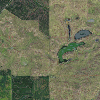 SD-MILLER DALE COLONY NW: GeoChange 1973-2014 Preview 2