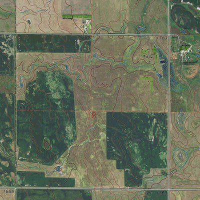 SD-WILLOW LAKE SW: GeoChange 1973-2014 Preview 3