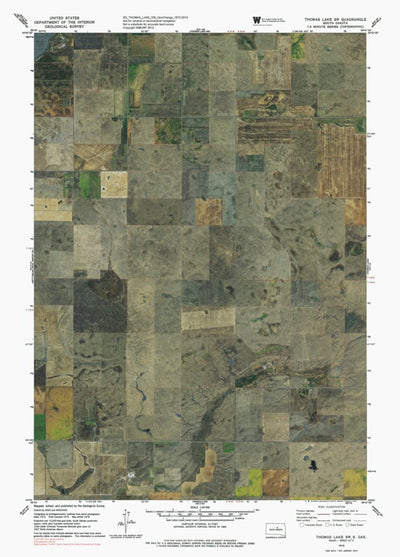 SD-THOMAS LAKE SW: GeoChange 1973-2014 Preview 1