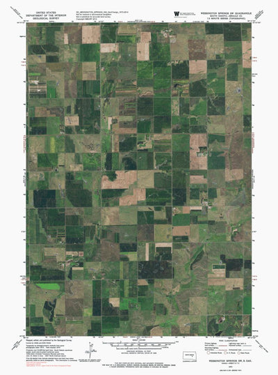 SD-WESSINGTON SPRINGS SW: GeoChange 1973-2014 Preview 1