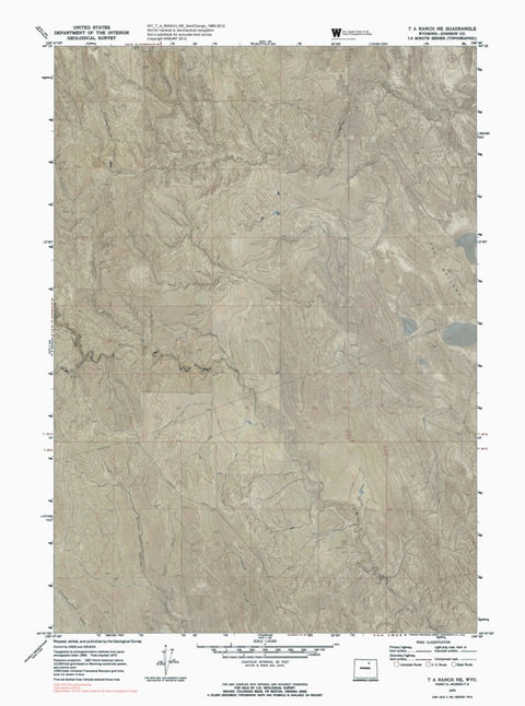 WY-T A RANCH NE: GeoChange 1969-2012 Preview 1